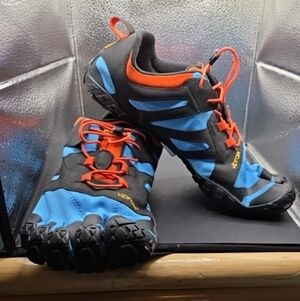 Vibram FiveFingers MEN V-Trail 2.0 Blue Black 19M7603 Men’s Size 11.5-12 NWOT